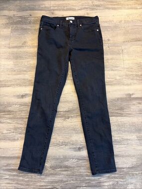 Madewell 9" High-Rise black Skinny Jeans
